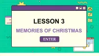 北师大版 (2019)必修 第一册Lesson 3 Memories of Christmas图文课件ppt