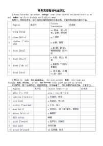 高中英语2024届高考复习背好句练词汇系列0502（共12句）