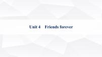 外研版2025届高考英语一轮复习题型组合练Unit4Friendsforever必修第一册课件