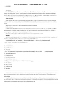 2023_2024学年河北保定高一下学期期中英语试卷（部分（1+3）5月）