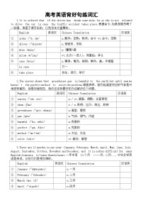 高中英语2024届高考复习背好句练词汇系列0522（共6句）