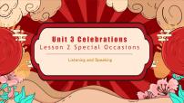 北师大版 (2019)必修 第一册Lesson 2 Special Occasions课文内容ppt课件