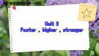 英语选择性必修 第一册Unit 3 Faster, higher, stronger备课课件ppt