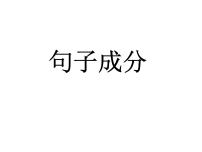 句子成分课件-2024届高三英语二轮复习