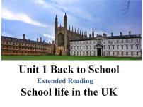 高中英语牛津译林版 (2020)必修 第一册Unit 1 Back to school图文课件ppt