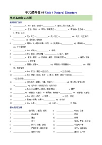 单元提升卷05 Unit 4 Natural Disasters-2025年高考英语一轮复习考点通关卷（新高考通用）