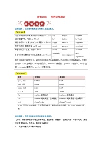 新高考专用备战2024年高考英语易错题精选易错点06形容词和副词4大陷阱教师版