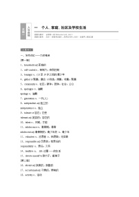 课件一　个人、家庭、社区及学校生活