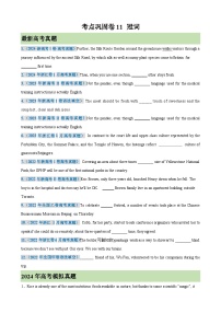 考点巩固卷11 冠词-2025年高考英语一轮复习试题（新高考通用）