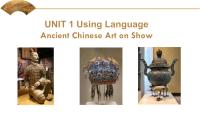 英语选择性必修 第三册Unit 1 Art课文ppt课件