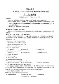 河南省驻马店市环际大联考“逐梦计划”2024-2025学年高二上学期11月期中考试英语试卷（PDF版附解析）