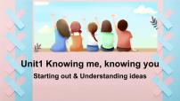 外研版 (2019)必修 第三册Unit 1 Knowing me Knowing you图片ppt课件