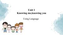 高中英语外研版 (2019)必修 第三册Unit 1 Knowing me, Knowing you教课内容ppt课件