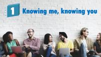 高中英语外研版 (2019)必修 第三册Unit 1 Knowing me, Knowing you示范课课件ppt