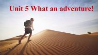 英语必修 第三册Unit 5 What an adventure!背景图课件ppt