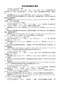 高中英语2025届高考高频词汇精讲系列（记忆方法+固定搭配+高考考点+真题例句）0505（共50个）