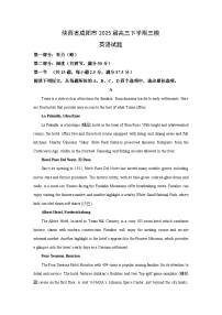陕西省咸阳市2025届高三下学期三模英语试卷（解析版）