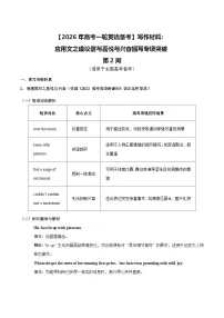 【2026年高考一轮英语备考】写作材料：应用文之建议信与喜悦与兴奋描写专项突破 第2周 讲练 （适用于全国高考备考）