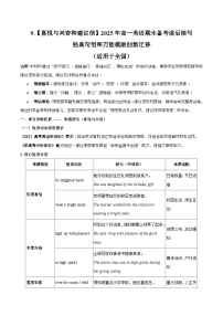 9.【喜悦与兴奋和建议信】2025年高一英语期末备考读后续写与应用文 经典句型和万能模版创新迁移 讲练（适用于全国）