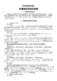 高中英语2026届高考语法复习非谓语动词知识讲解