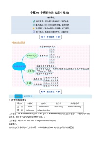 【01-暑假复习】专题08 非谓语动词 -2025年新高一英语暑假衔接讲练 (译林版)（含答案）