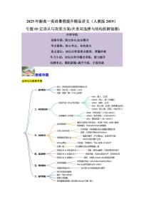 人教版版高一上册英语期末专项练习专题05定语从句攻坚方案(关系词选择与结构拆解秘籍)