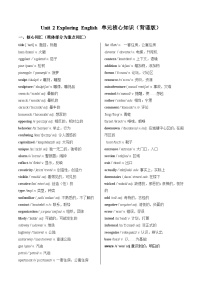 高中英语外研版 (2019)必修 第一册Unit 2 Exploring English精品课后练习题