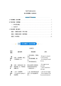 高中英语外研版 (2019)必修 第一册Unit 3 Family matters精品课时作业