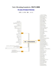 高中英语外研版 (2019)选择性必修 第二册Unit 4 Breaking boundaries精品达标测试