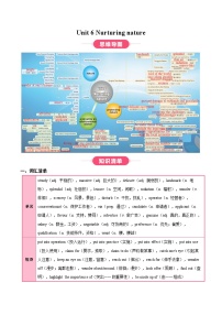 高中英语外研版 (2019)选择性必修 第一册Unit 6 Nurturing nature优秀导学案