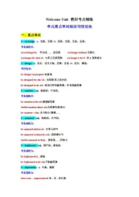 人教版 (2019)必修 第一册Welcome unit精品课堂检测