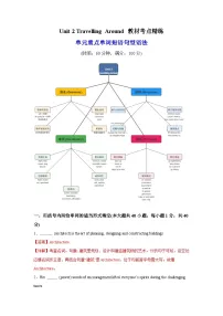 高中英语人教版 (2019)必修 第一册Unit 2 Travelling around优秀当堂检测题