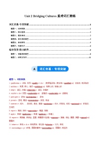 高中英语人教版 (2019)选择性必修 第二册Unit 2 Bridging Cultures精品练习