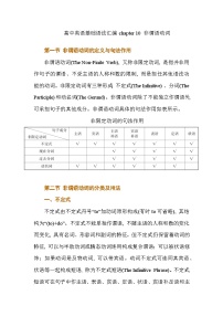 高中英语基础语法汇编 chapter 10 非谓语动词 讲义-2026届高三英语上学期一轮复习专项（全国通用）