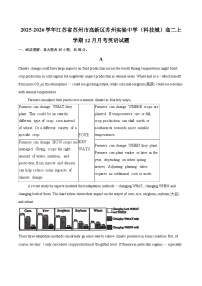 2025-2026学年江苏省苏州市高新区苏州实验中学(科技城)高二上学期12月月考英语试题-自定义类型