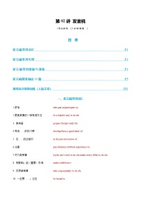 高考英语一轮-发言稿（专项训练）（全国通用）（教师版）