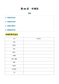 高考英语二轮-申请信（专项训练）（天津专用）（学生版）