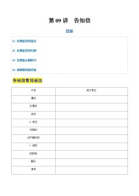 高考英语二轮-告知信（专项训练）（天津专用）（学生版）