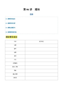 高考英语二轮-通知（专项训练）（天津专用）（学生版）