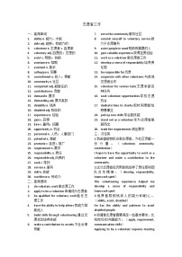 高考英语应用文话题分类训练讲义-志愿者工作任务单-2026届高三英语二轮复习专项