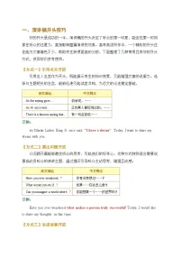 2026届高考英语-演讲稿写作开头结尾技巧-讲义