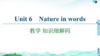 选择性必修 第三册Unit 6 Nature in words作业课件ppt