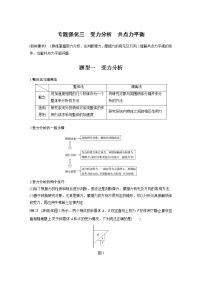 2022届高考物理一轮复习讲义学案（新高考人教版）第二章 专题强化三 受力分析　共点力平衡