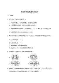 人教版 (2019)必修 第三册3 电场 电场强度巩固练习