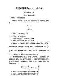 物理人教版 (2019)2 全反射课时训练