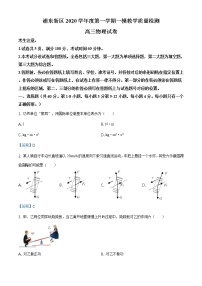 2021年上海市浦东高三一模物理试卷及答案