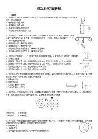 电磁感应重点难点易错点高频必考高分考点经典题——楞次定律习题详解