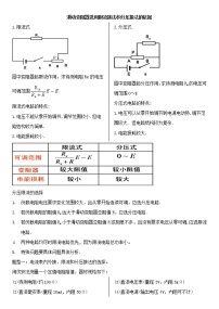 电流重点难点易错点高频考点必刷经典题——滑动变阻器选用限流接法和分压接法