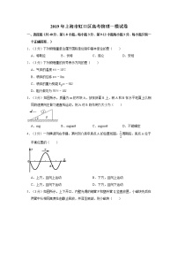 2019年上海市虹口区高考物理一模试卷及答案解析