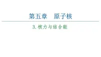 物理人教版 (2019)3 核力与结合能精品课件ppt